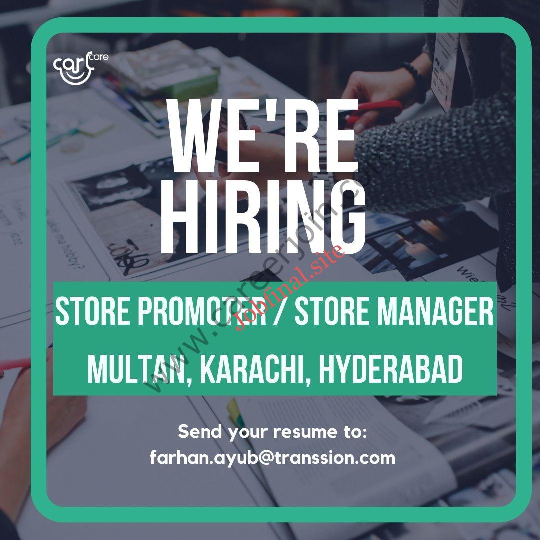 Carl Care Services Jobs Store Promoter & Store Manager