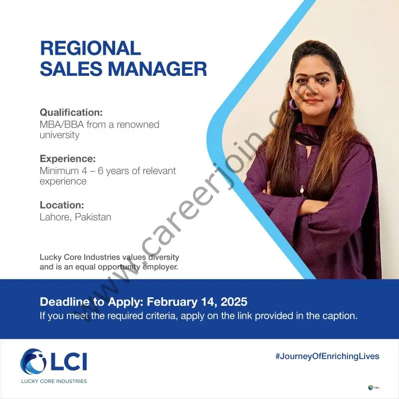 Lucky Core Industries Limited LCI Jobs Regional Sales Manager