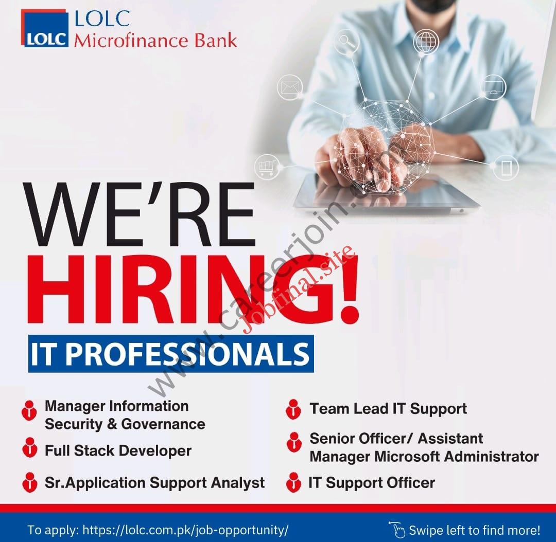 LOLC Microfinance Bank Jobs February 2025