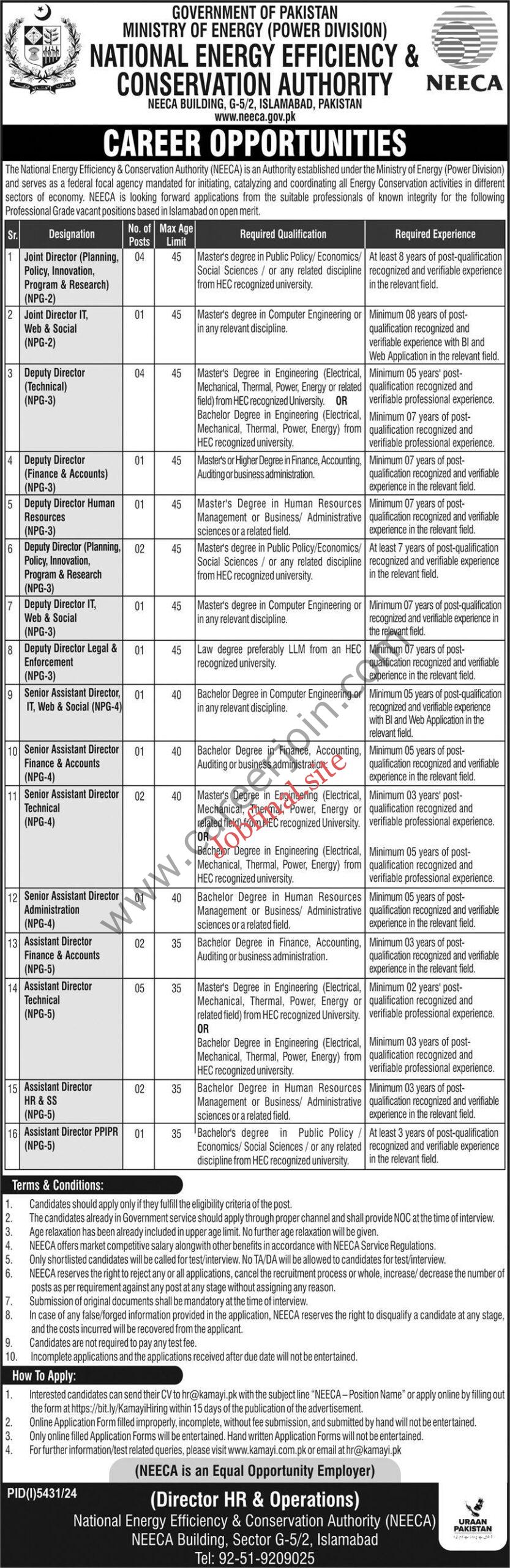 NEECA National Energy Efficiency & Conservation Authority Jobs February 2025