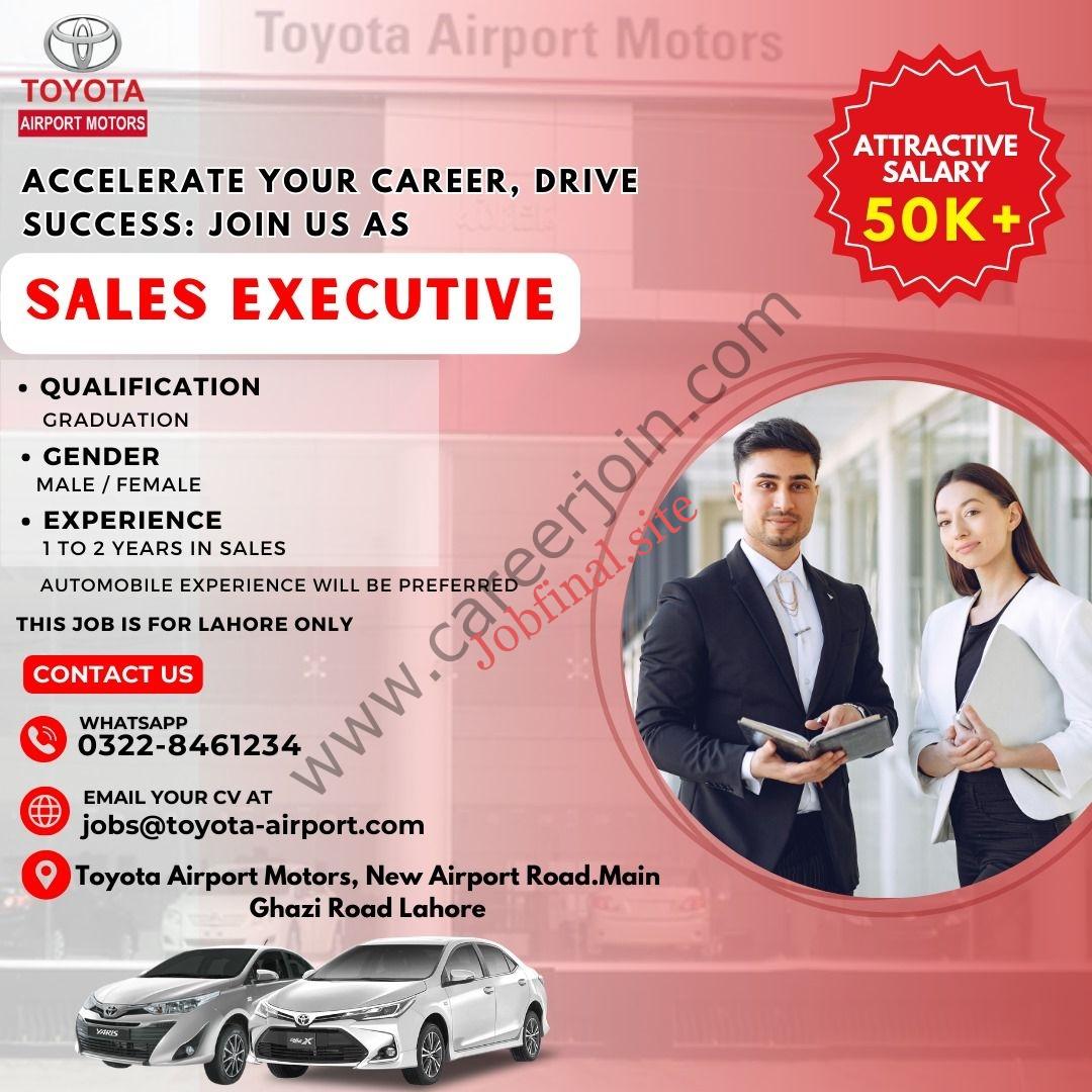 Toyota Airport Motors Jobs Sales Executive